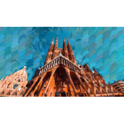 Cuadro Sagrada Familia de Barcelona