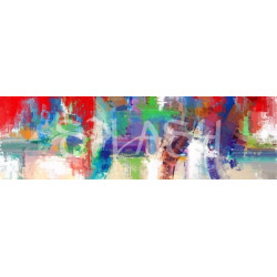 Cuadro Explosión Abstracta Multicolor