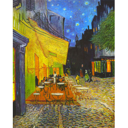 Cuadro Terraza de café por la noche Van Gogh