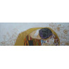 El beso de Klimt en cabecero