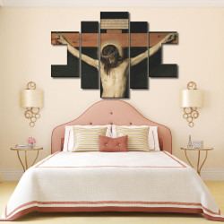 Cuadro multiformas Cristo de Velázquez para dormitorio