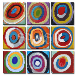 Cuadro círculos de colores Kandinsky