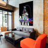 Cuadro Edificio Metrópolis Abstracto para sala de estar salón