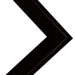 Marco de Caja Americana 4X3 cm Color Negro