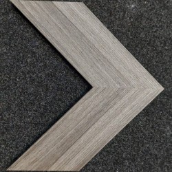 marco de madera gris de 8,5 cm de ancho