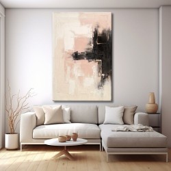 Cuadro Abstracto Sonidos Cromáticos impreso en lienzo para salón