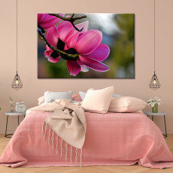 Cuadro de Orquídeas Rosas en Armonía para dormitorio