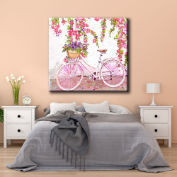 Bicicleta Vintage en rosa