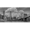 Cuadro New York blanco y negro skyline