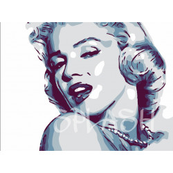 Cuadro pop art Marilyn Impreso en lienzo