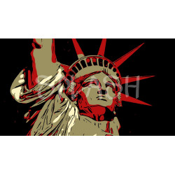 Cuadro pop art Estatua de la Libertad
