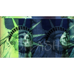 Cuadro pop art de la Estatua Libertad