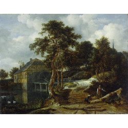 Cuadro de paisaje famoso de Ruisdael
