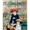Cuadro dos hermanas en la terraza de Renoir