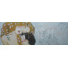 Cuadro Madre e hijo de  Klimt pintado a mano