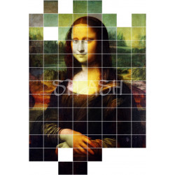 Cuadro pop art Gioconda de Leonardo