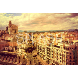 Cuadro vista Madrid desde Círculo Bellas Artes