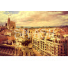 Cuadro vista Madrid desde Círculo Bellas Artes