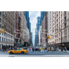 Cuadro New York street y taxi