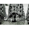 Cuadro urbano Barcelona blanco y negro